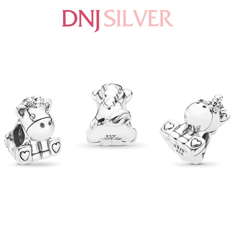 Charm bạc 925 cao cấp, hàng chuẩn bạc - Charm Bruno the Unicorn thích hợp để mix vòng tay charm - DN275