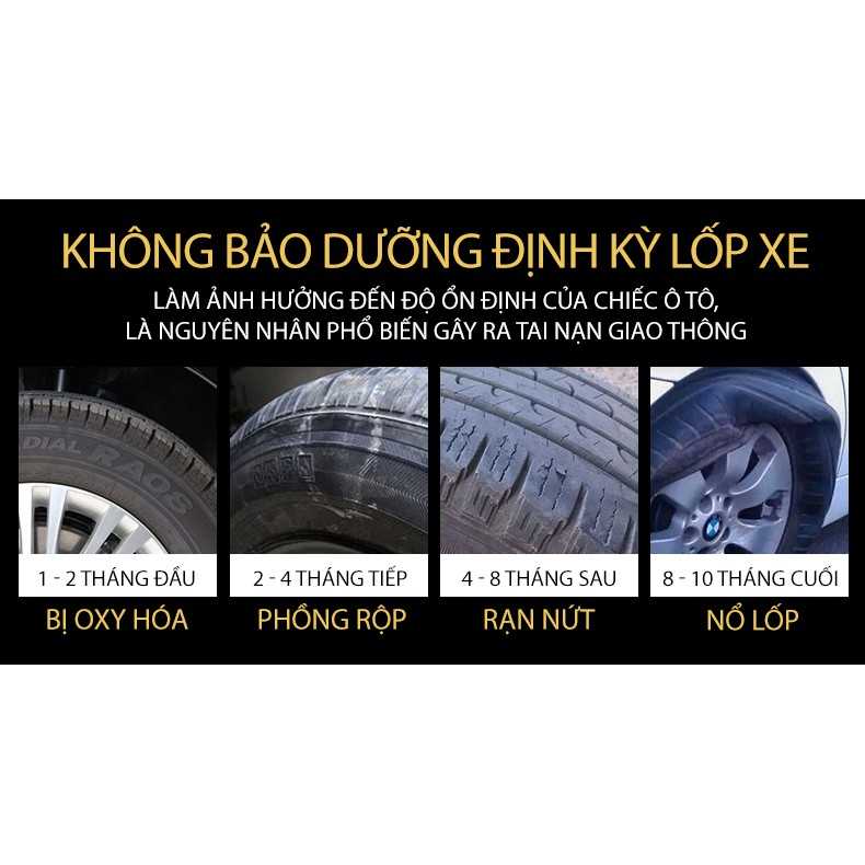 Chai Xịt Bóng Lốp Xe Ô Tô