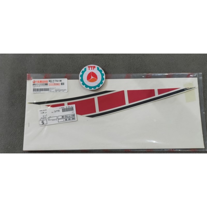 Tem sườn Ex 155 GP Trắng 00GE Phải ( xe Trắng bản thể thao ) (Miếng)