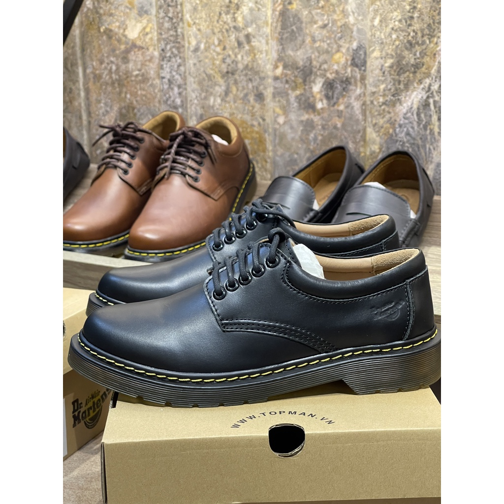 Giày da Dr.martens 8053 black da smooth 2022 bảo hành 24 tháng da bò thật