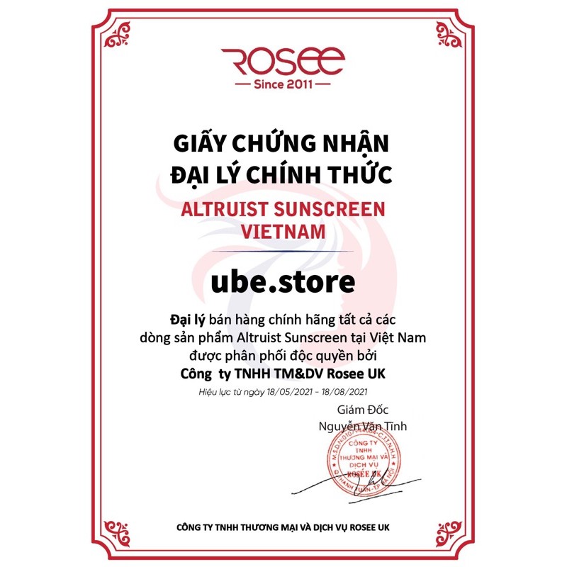 KEM CHỐNG NẮNG ALTRUIST DERMATOLOGIST SUNSCREEN | BigBuy360 - bigbuy360.vn