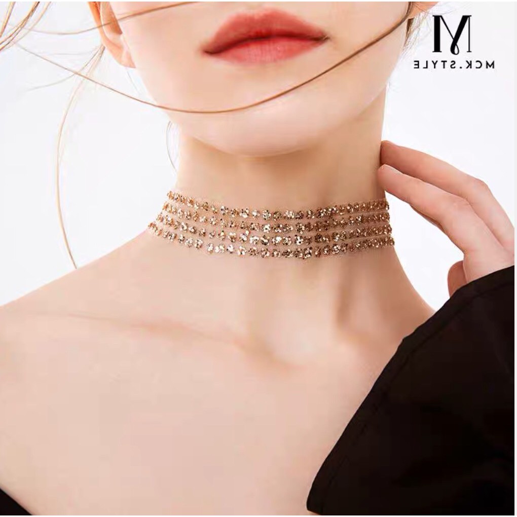 [Phụ kiện trang sức] Choker dây mảnh kim tuyến - MS03