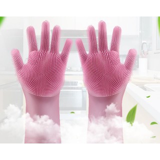 (Sản phẩm hot) Bao tay silicon chuyên dụng rửa chén bát