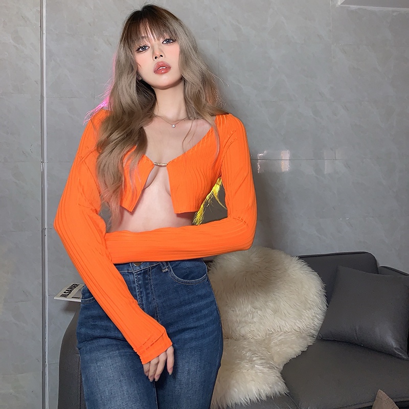 Áo Len Lửng Tay Dài Thời Trang Dành Cho Nữ | BigBuy360 - bigbuy360.vn