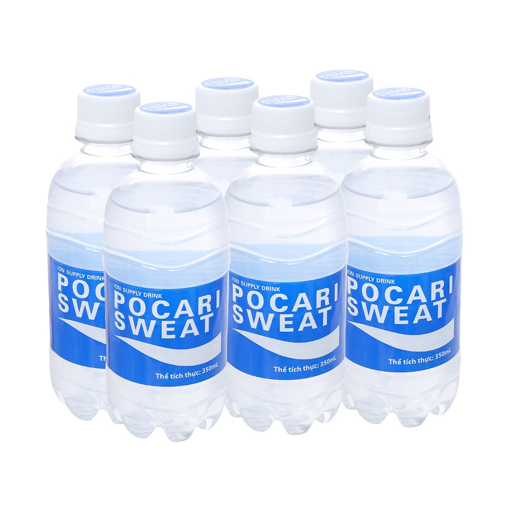 6 chai nước khoáng i-on Pocari Sweat 350ml