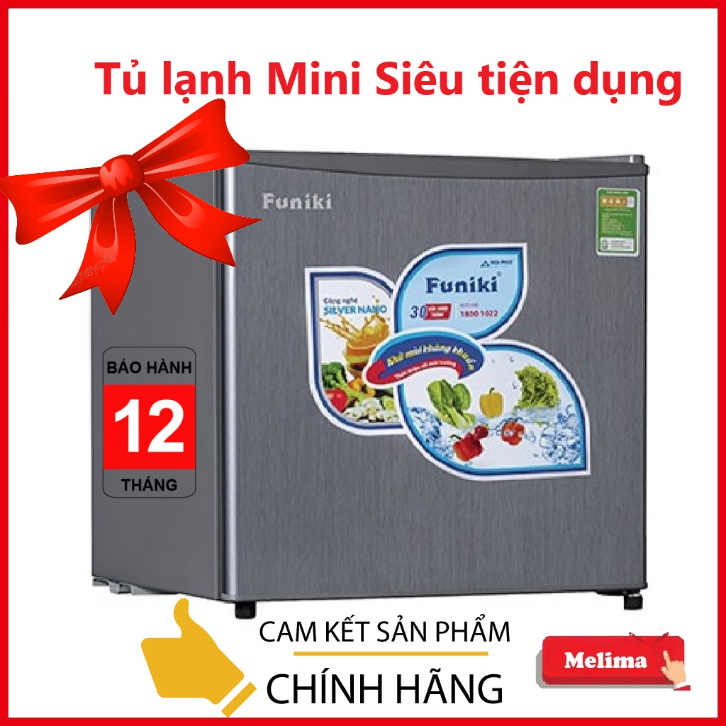 Tủ lạnh mini Funiki 50 lít, Bảo hành 12 tháng, Siêu nhỏ gọn, Phù hợp sử dụng cho văn phòng, Khách sạn, Cho sinh viên