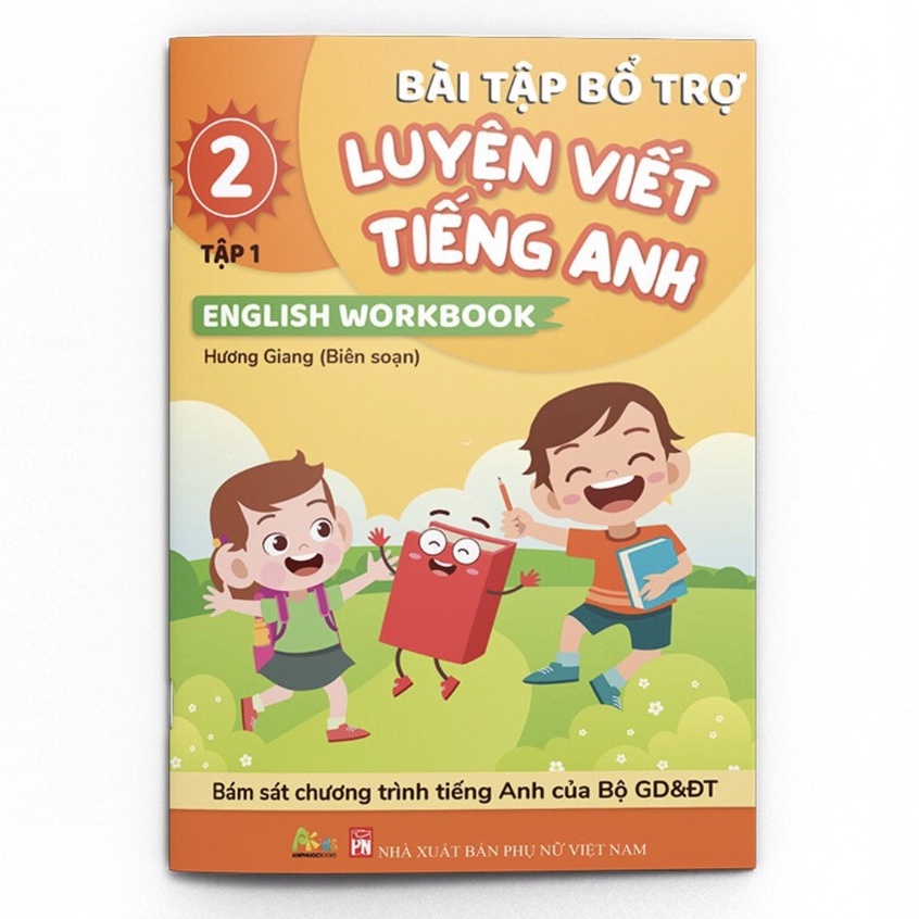 Sách - Bài tập bổ trợ luyện viết Tiếng Anh lớp 2 tập 1