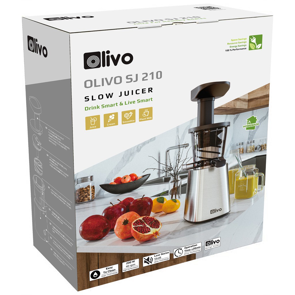 Máy ép chậm OLIVO SJ210 cao cấp [BẢO HÀNH CHÍNH HÃNG 24 THÁNG]