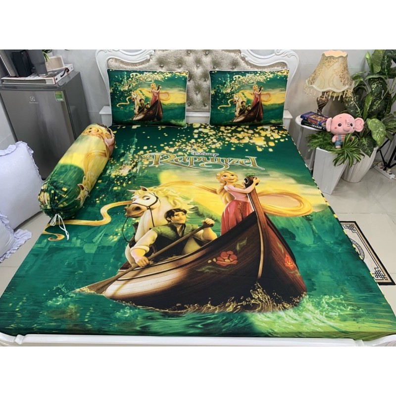 ga gối thun lạnh 5D cao cấp mẫu bé