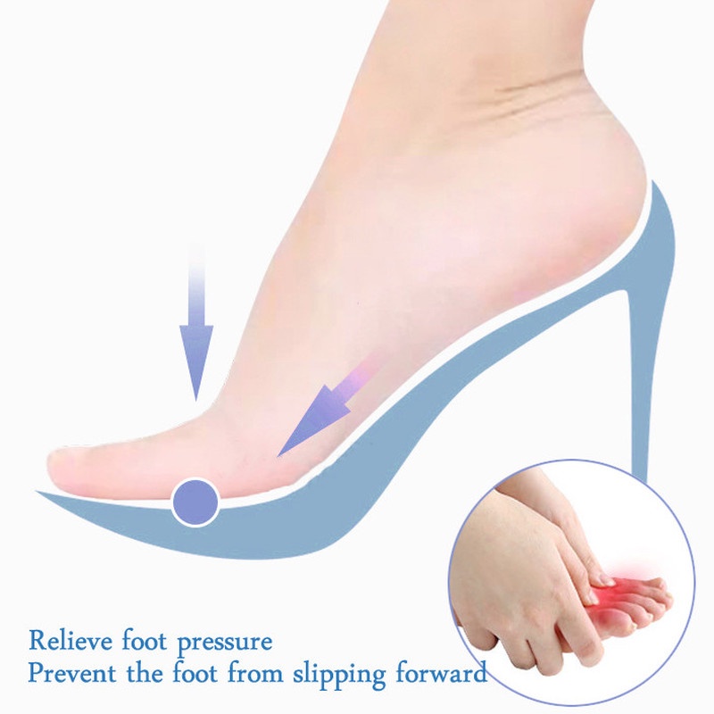 1 Cặp Đế Lót Giày Cao Gót Chống Trượt Cho Nữ