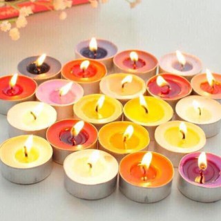 Hộp 10 viên nến tealight không mùi không khói