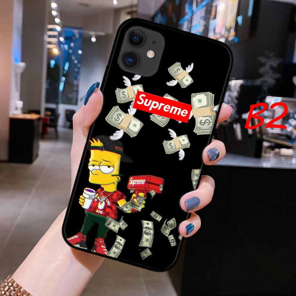 Ốp điện thoại in hình Bart Simpson cho iPhone 11 Pro Max XS MAX XR X 8 7 6s 6 Plus SE 2020