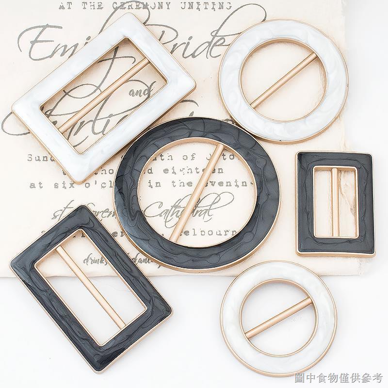 Nút Thắt Góc Áo Thun/Áo Thun/Áo Thun Nút Tròn Thắt Nút Hình Vuông Màu Trắng Đen Phong Cách Cổ Điển Dành Cho Trang Trí