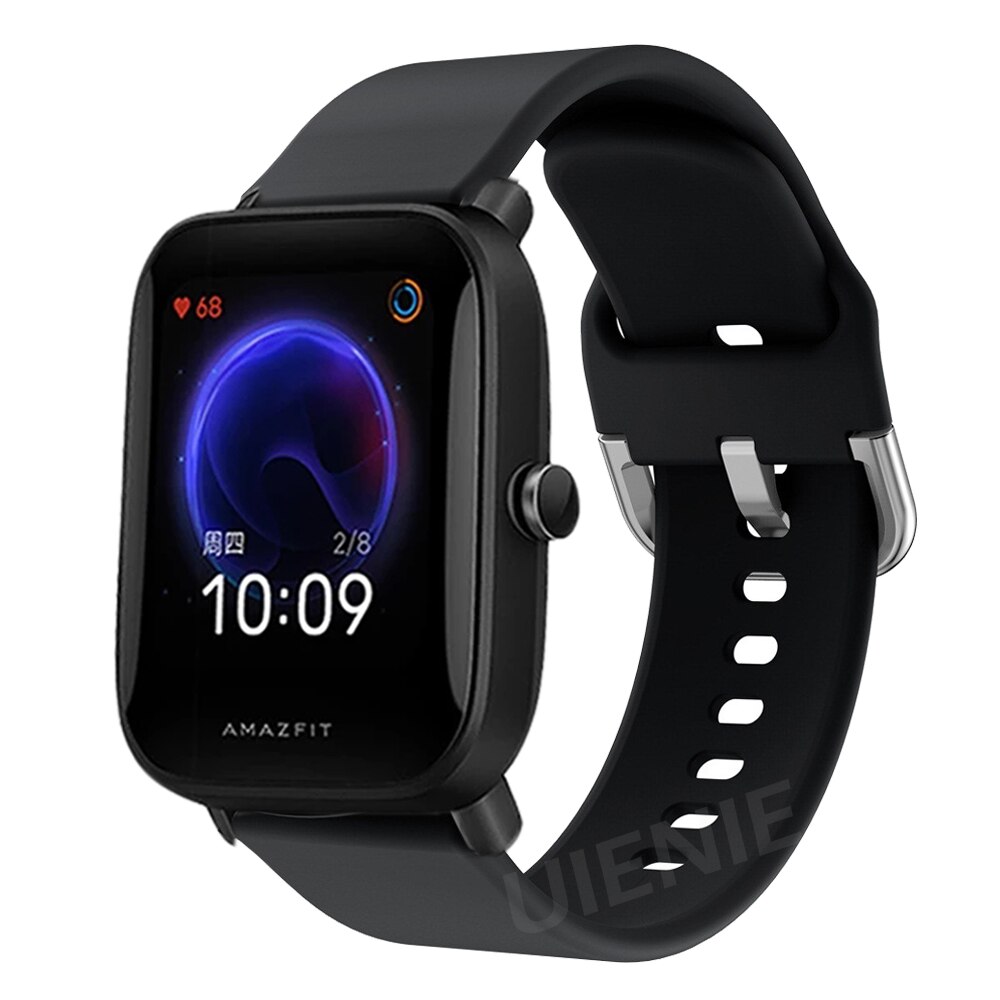 Dây Đồng Hồ Bằng Silicon 20mm Cho Huami Amazfit Bip U / Gtr 42mm / Gts 2 / Poullou Ls02 / Comi P8