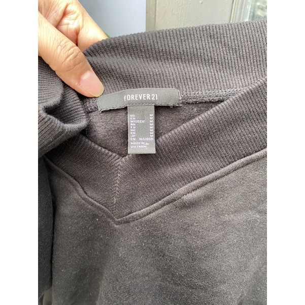 Áo Croptop nỉ tay siêu phồngA98