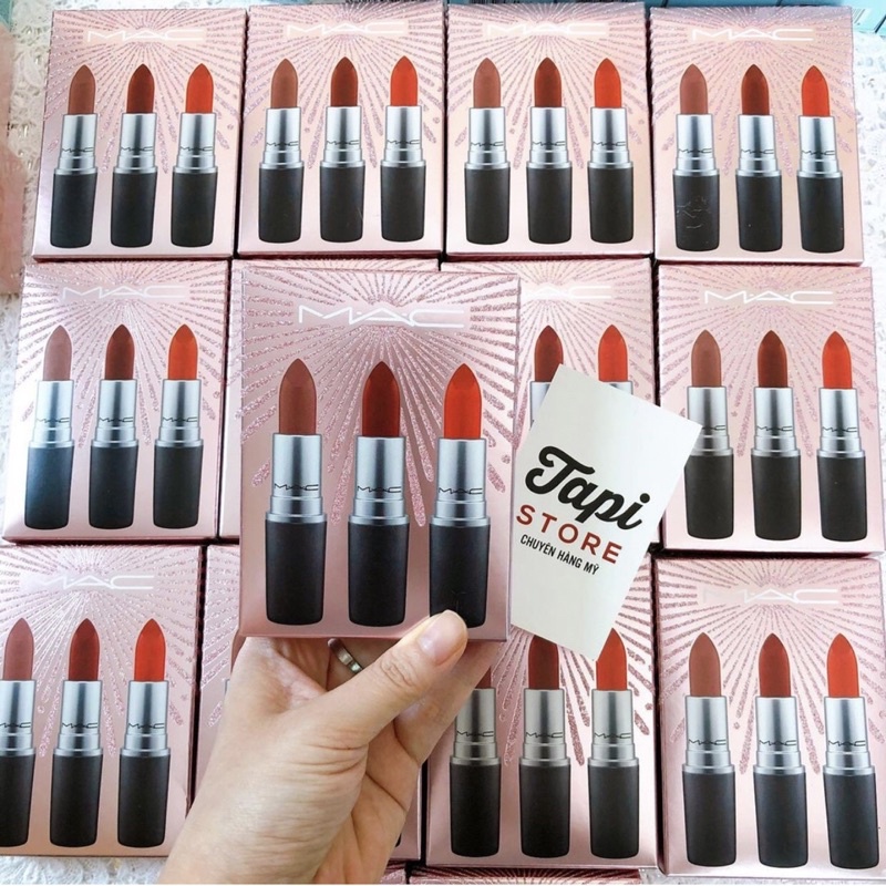 Set son MAC Chili, Lady Danger & Velvet Teddy
