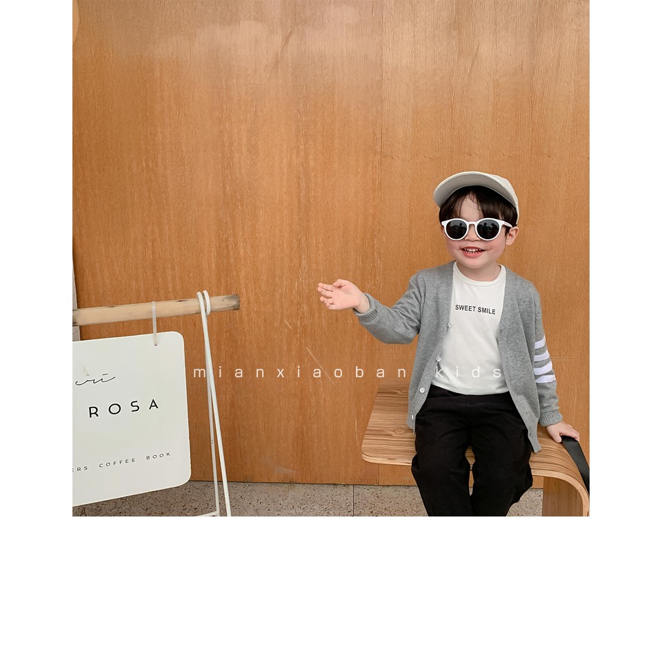 Áo Cardigan Len Bé Trai