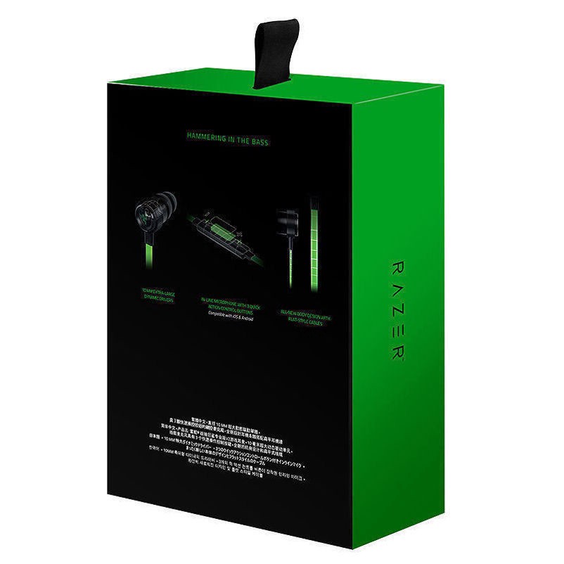 Tai nghe nhét tai chơi game Razer Hammerhead V2 Pro có chức năng cách âm kèm micro Liên hệ mua hàng 084.209.1989