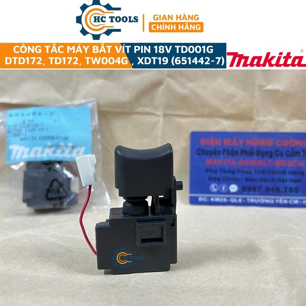 Công tắc máy bắt vít pin Makita DTD172/TD001G/XDT19/TD172  chính hãng | HÙNG CƯỜNG TOOLS