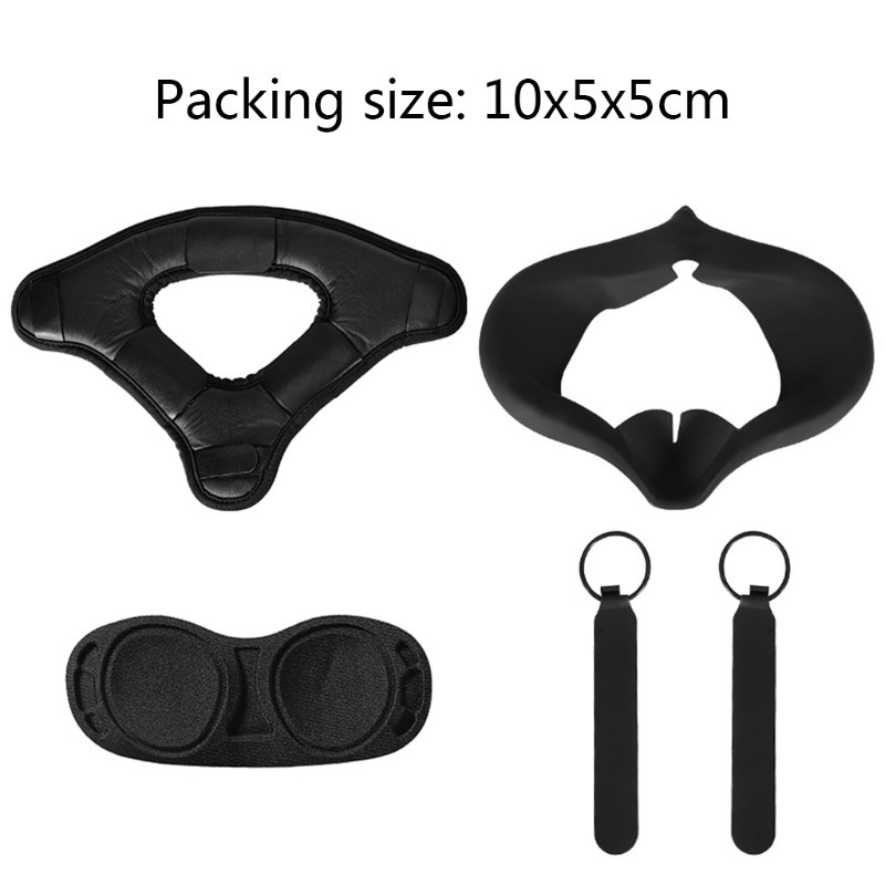 KOK VR Lens Cover Head Cushion Handle Grip Strap for-Oculus Quest Touch Controller