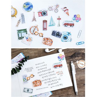 Set 46 nhãn dán trang trí sổ tay