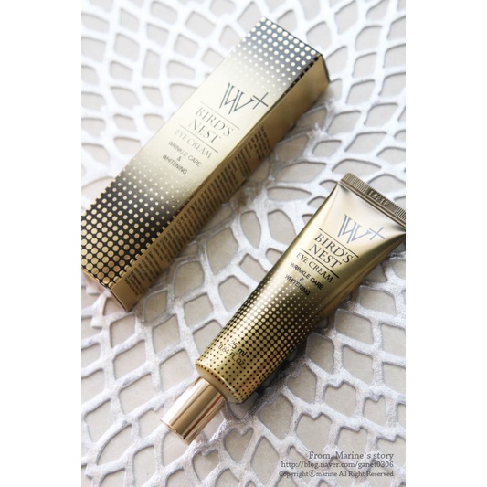 Date 2026 Kem mắt căng trẻ da SNP chiết xuất tổ yến Bird's Nest W+ Eye Cream Hàn Quốc