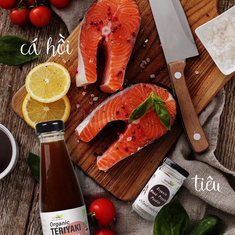 Sốt Teriyaki hữu cơ Lumlum 200ml Organic Teriyaki Sauces
