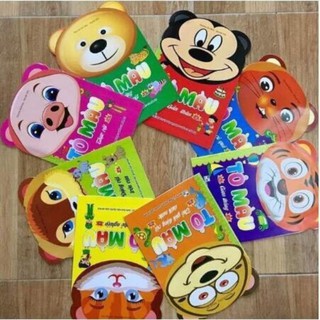 Combo 8 cuốn tô màu cho bé