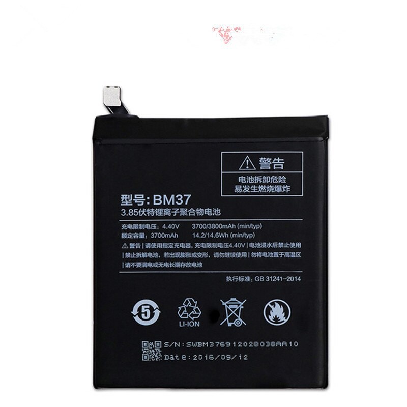 Pin Sạc Thay Thế Cho Xiaomi Mi 5S Plus - BM37 , Pin Xiaomi Mi 5S Plus