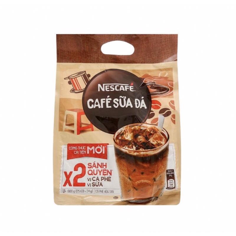 Cà phê NéCafe sữa đá 3 in 1 (25 gói x24g)