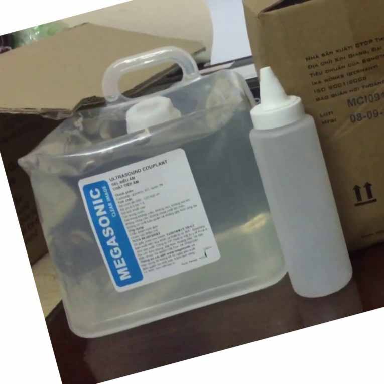 Gel trắng triệt lông megasonic,can 5 lít