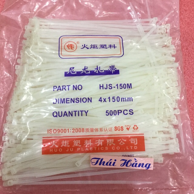 [ BIG SALE] Dây thít 4 x150 mm/500 chiếc Giá Rẻ