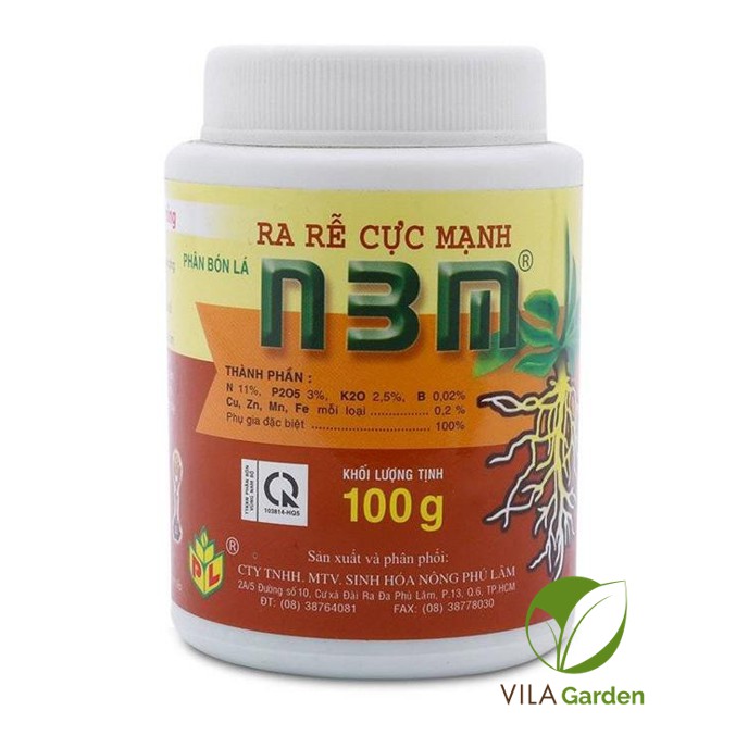 Phân Bón Lá Kích Rễ N3M lọ 100g, Ra Rễ Cực Mạnh