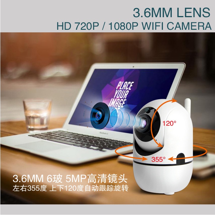 Camera An Ninh Ycc365 4G 1080P Kết Nối WiFi Có Chế Độ Quan Sát Ban Đêm, Theo Sát Chuyển Động
