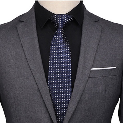 Cravat Nam bản lớn 8cm phù hợp phong cách công sở, thanh lịch, cà vạt nam thời trang - CV-8107