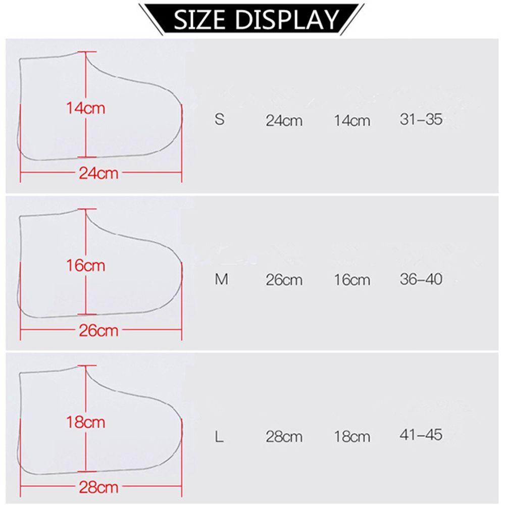 Vỏ Bọc Ủng Đi Mưa Unisex Bằng Silicone Co Giãn Chống Nước Màu Trơn Có Thể Tái