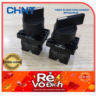 Công tắc xoay 2 vị trí, 3 vị trí phi 22 NP2 Chint