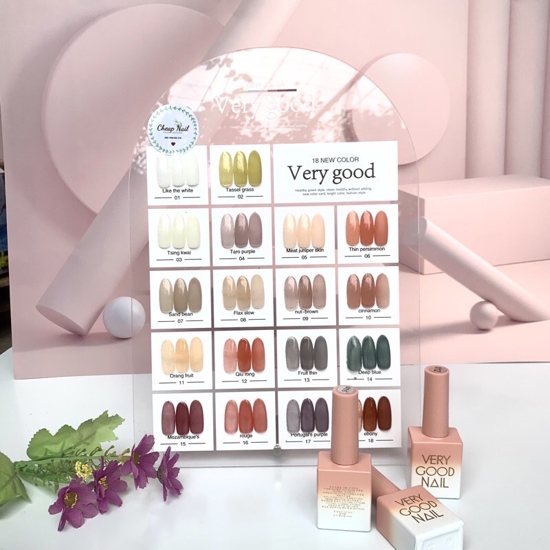 [ HOT ] Set thạch 18 màu chuẩn hãng VERY GOOD