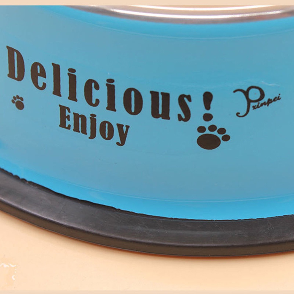 Tô ăn bằng thép không gỉ chống trượt tiện dụng cho thú cưng