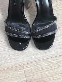 Sandal Dusto quai đính đá 7cm