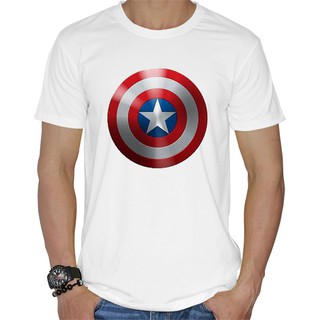 Áo thun IN Nam, Nữ hình Marvel - Captain Shield