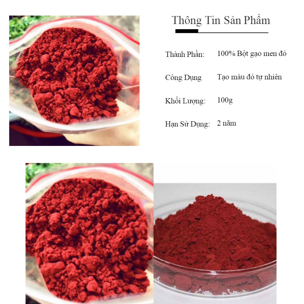 Bột gạo đỏ VP 100g