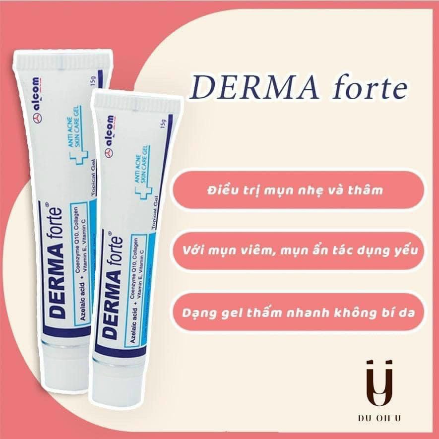 Kem Giảm Thâm Mụn Derma Forte 15g - Ngừa thâm mụn