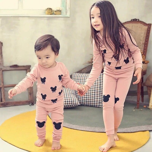 Set bộ dài quảng châu bé trai bé gái