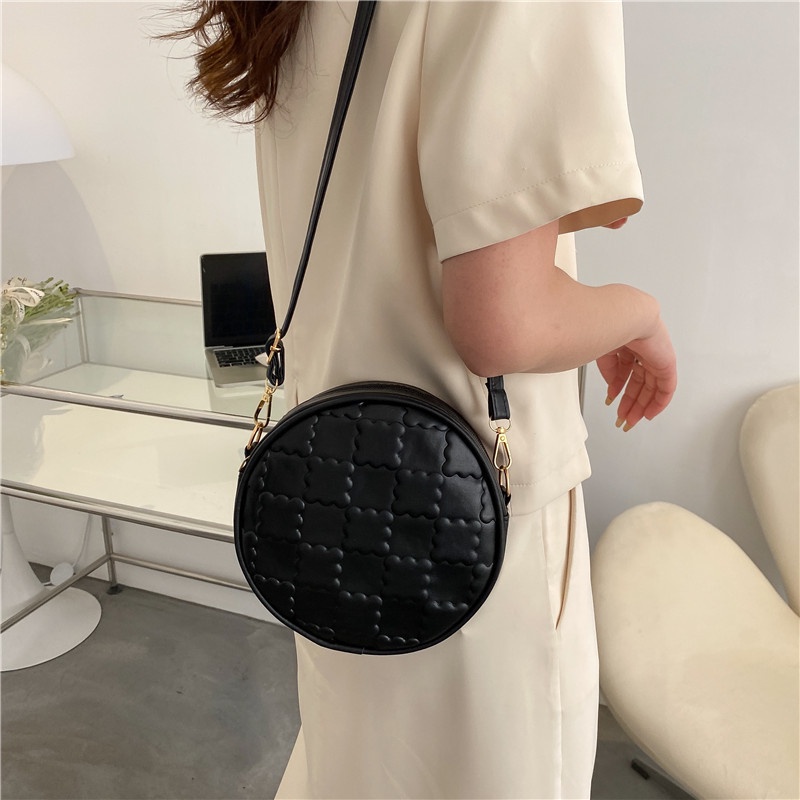Túi Đeo Vai Hình Tròn Nhỏ Xinh Thời Trang 2022 Cho Bạn Gái