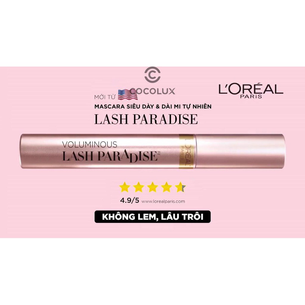 [Công Ty, Tem Phụ] Mascara Voluminous Lash Paradise Loreal [COCOLUX]