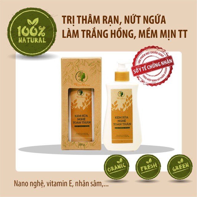 KEM SỮA NGHỆ TOÀN THÂN Wonmom 150g