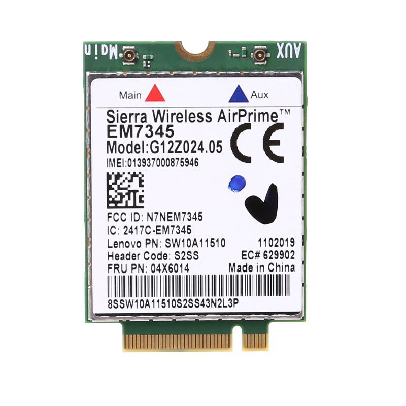 Card Wifi Không Dây Em7345 4g Lte Cho Lenovo Thinkpad 04x6092 04x6015 04x6014 Sierra | BigBuy360 - bigbuy360.vn