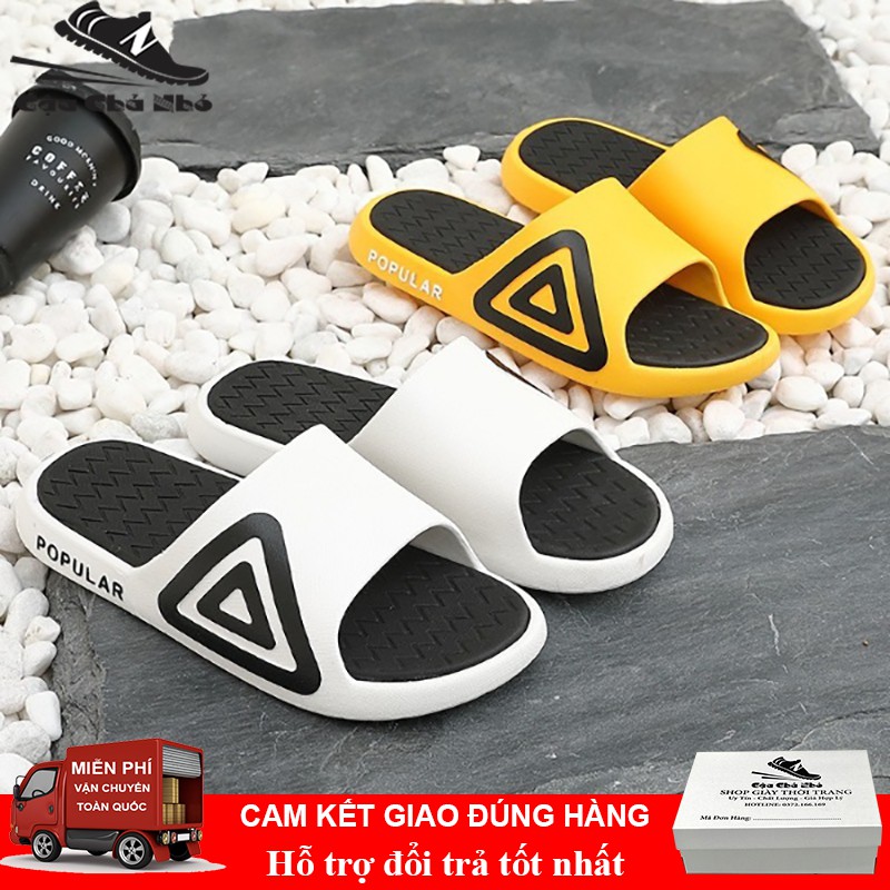 Dép Nam Nữ Quai Ngang Đúc Nguyên Khối Siêu Êm Chân