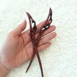 Trâm cài tóc gỗ Two Heart